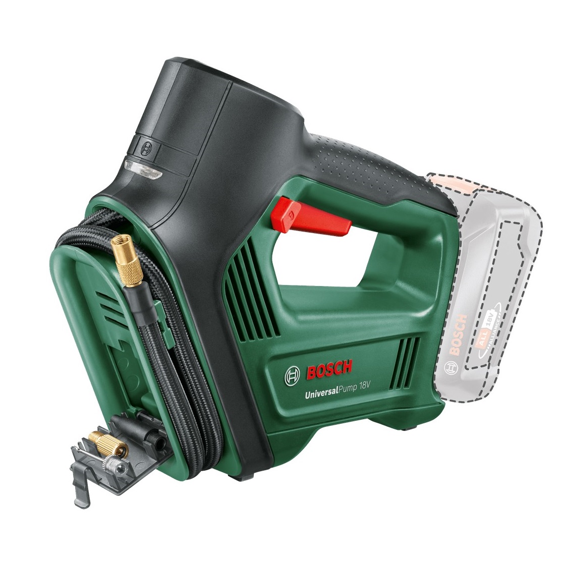 Автомобільний компресор Bosch UniversalPump 18В (0.603.947.100) без АКБ та ЗП