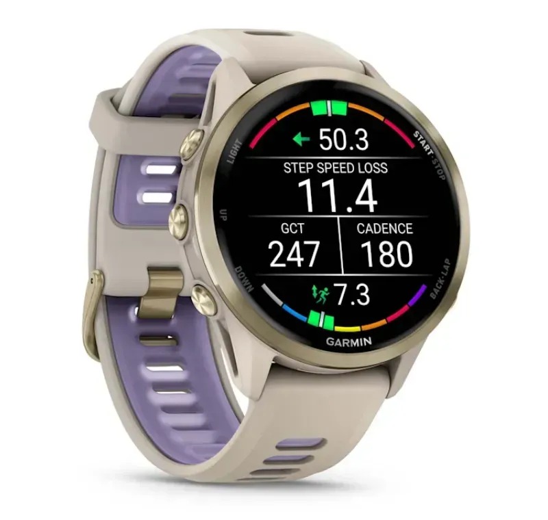 Смарт-часы Garmin Forerunner 970 French Gray Soft Gold Titanium with French Gray/Translucent Indigo Silicone with Soft Gold Buckle (010-02969-62) Смарт-часы Garmin Forerunner 970 French Gray Soft Gold Titanium with French Gray/Translucent Indigo Silicone with Soft Gold Buckle (010-02969-62)
