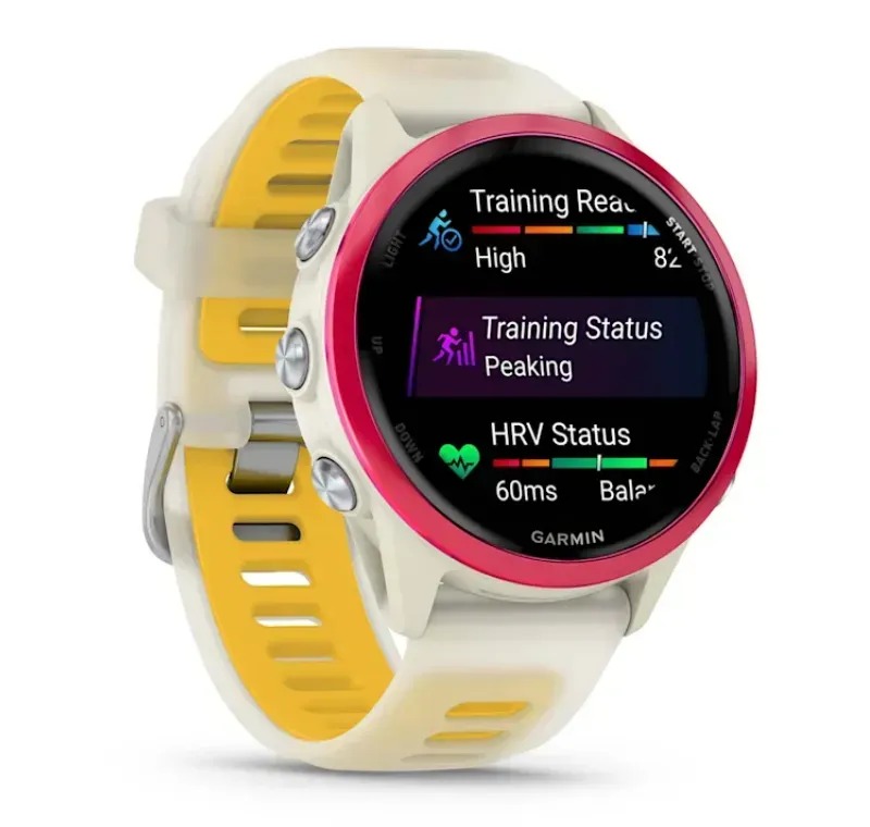Смарт-часы Garmin Forerunner 570 42mm Raspberry with Mango/Translucent Bone with Silver Buckle (010-02970-42) Смарт-часы Garmin Forerunner 570 42mm Raspberry with Mango/Translucent Bone with Silver Buckle (010-02970-42)