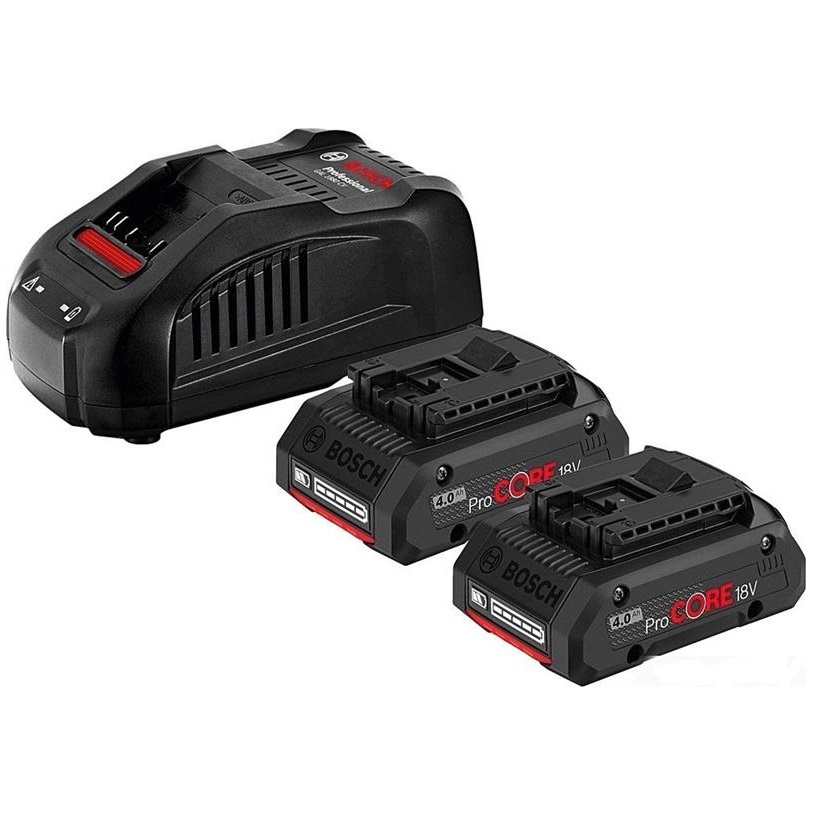 Набір акумулятор і зарядний пристрій Bosch Professional ProCore 18В 2х18В 4Аh (1.600.A01.6GF)
