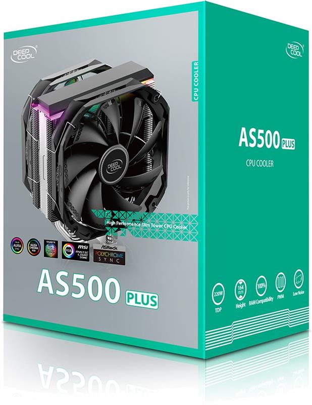 Кулер процесорний DeepCool AS500 Plus (R-AS500-BKNLMP-G)