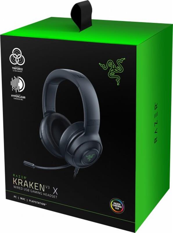 Гарнітура Razer Kraken V3 X USB (RZ04-03750300-R3M1)