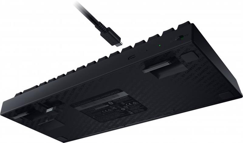 Клавіатура бездротова Razer BlackWidow V3 Mini Hyperspeed Yellow Switch Black (RZ03-03890700-R3R1)