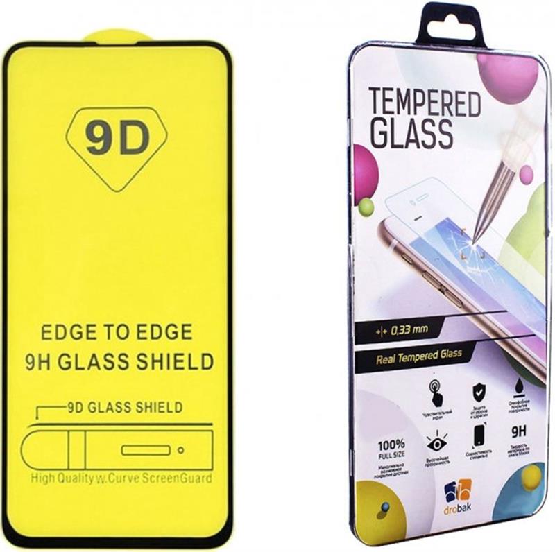 Захисне скло Drobak Tempered Glass для Motorola One Fusion+ Black (222296)