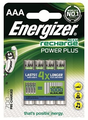 Акумулятори Energizer Recharge Power Plus AAA/HR03 LSD Ni-MH 700 mAh BL 4шт