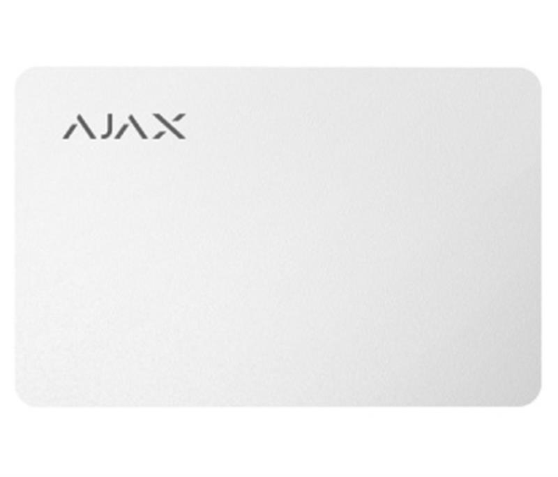 Безконтактна картка Ajax Pass white (3шт) (23496.89.WH)