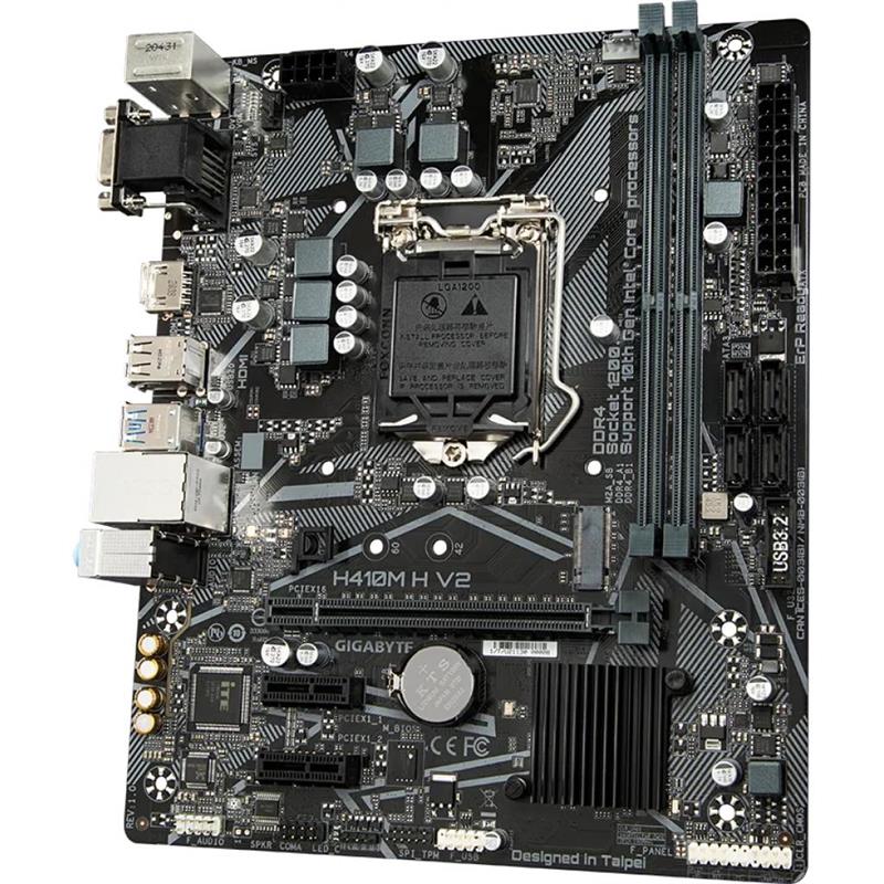 Материнська плата Gigabyte H410M H V2 Socket 1200