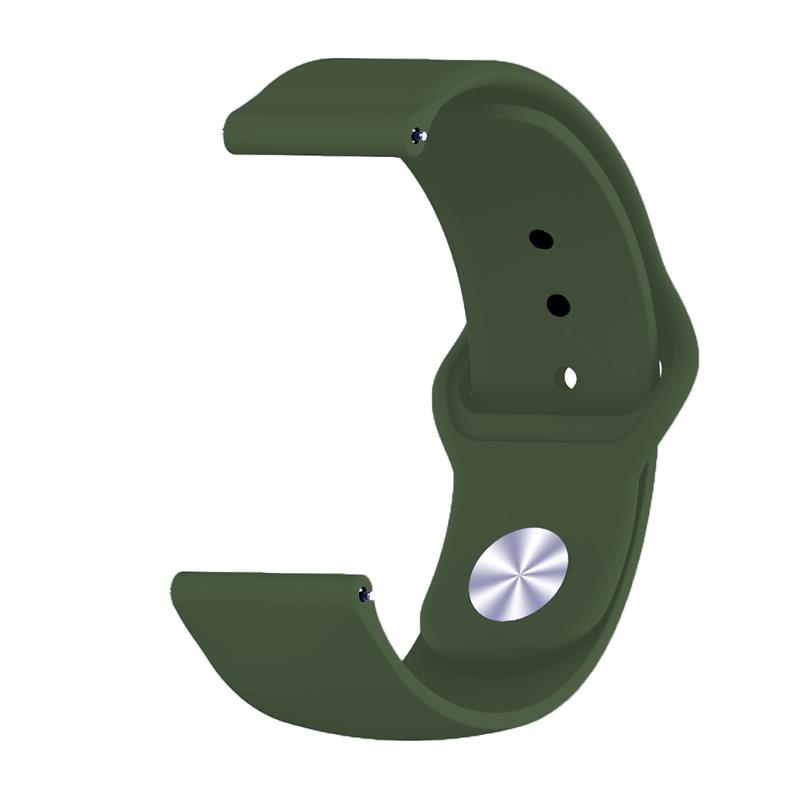 Силіконовий ремінець BeCover для Xiaomi iMi KW66/Mi Watch Color/Haylou LS01/Watch S1 Active Green (706367)