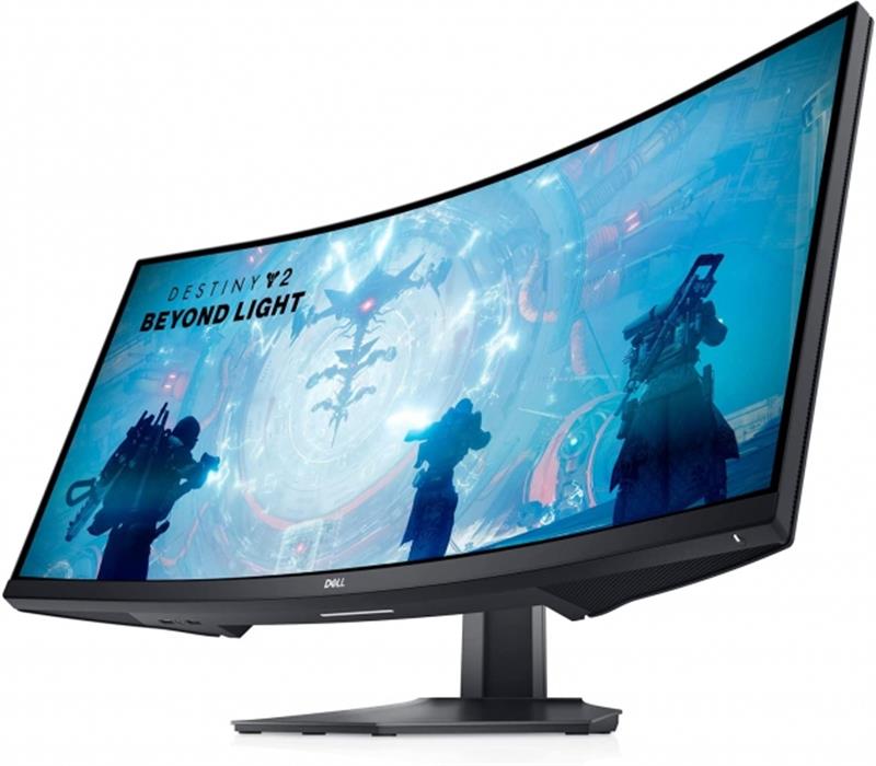 Монiтор Dell 34" S3422DWG (210-AZZE) VA Black Curved