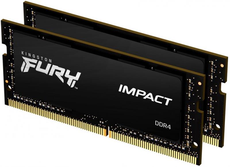 Модуль пам`яті SO-DIMM 2x16GB/2666 DDR4 Kingston Fury Impact (KF426S15IB1K2/32)