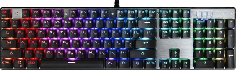 Клавіатура Motospeed CK104 Outemu Blue RGB Silver (mtck104cmb) 