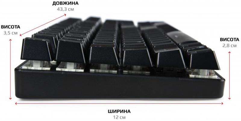 Комплект (клавіатура, мишка) Motospeed CK888 Outemu Red Silver/Black (mtck888mr)