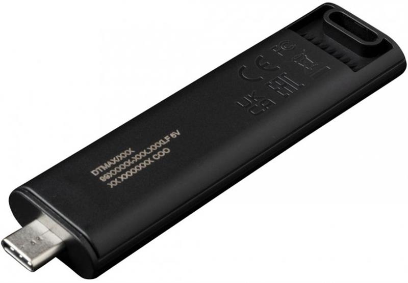 Флеш-накопичувач USB3.2 1TB Type-C Kingston DataTraveler Max Black (DTMAX/1TB)