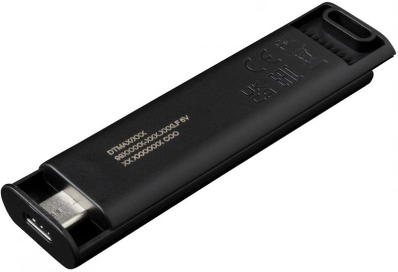 Флеш-накопичувач USB3.2 1TB Type-C Kingston DataTraveler Max Black (DTMAX/1TB)