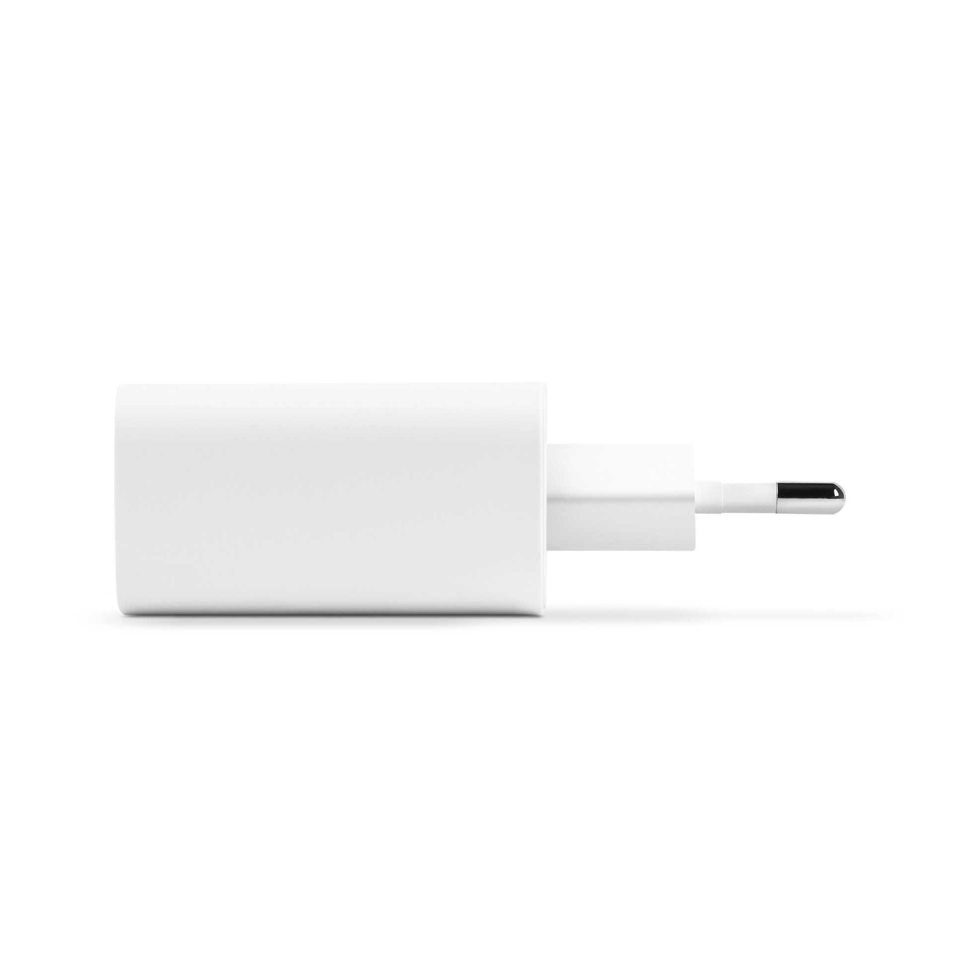 Мережевий зарядний пристрій Ttec SmartCharger Duo USB-C/USB-A 2.4А/12Вт White (2SCS25B)