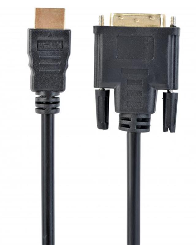 Кабель Maxxter (V-HDMI-DVI-1M) HDMI-DVI, 1м, чорний