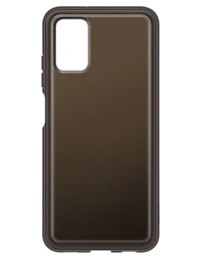 Чохол-накладка Samsung Soft Clear Cover для Samsung Galaxy A03s SM-A037 Black (EF-QA037TBEGRU)