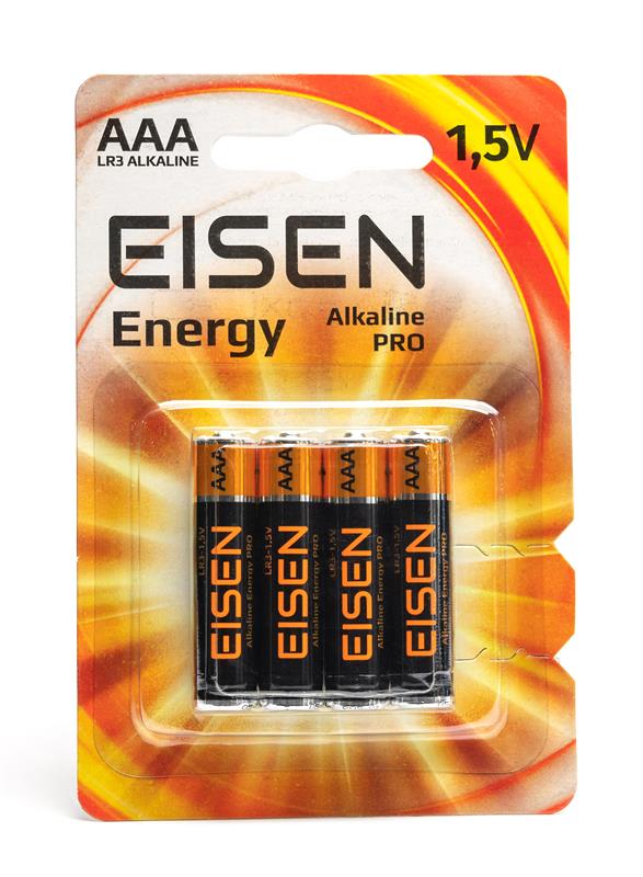 Батарейка Eisen Energy Alkaline Pro AAA / LR03 BL 4шт (1414650)