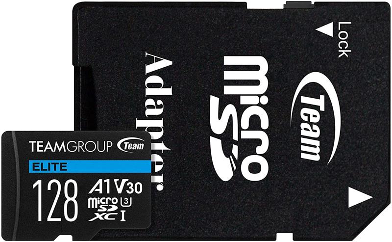 Карта пам`ятi MicroSDXC 128GB UHS-I/U3 Class 10 Team Elite + SD-адаптер (TEAUSDX128GIV30A103)