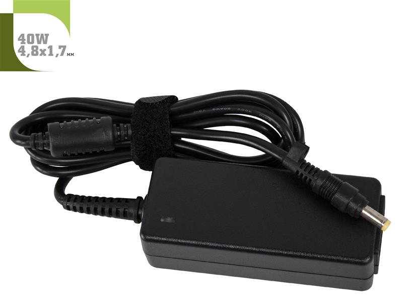 Блок живлення 1StCharger для ноутбука Asus 19V 40W 2.1A 4.8х1.7мм + каб.живл. (AC1STAS40WD3)