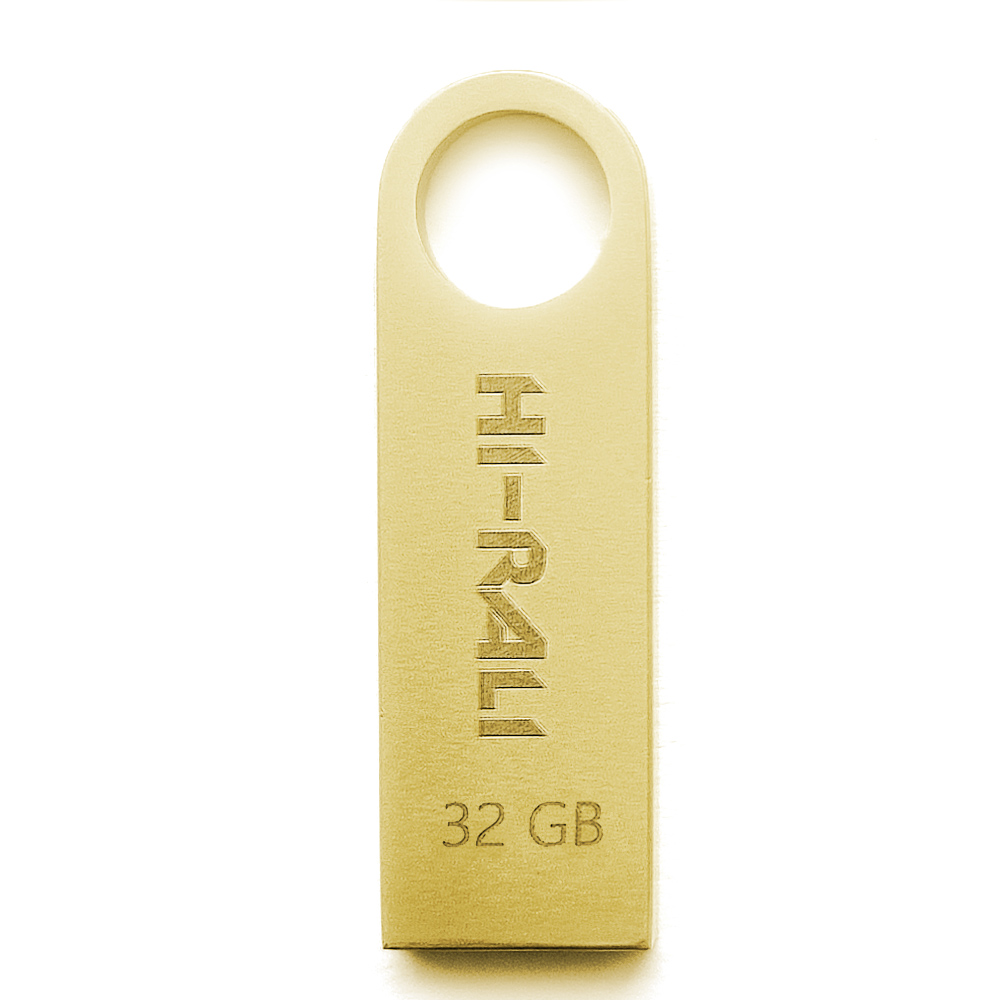 Флеш-накопичувач USB 32GB Hi-Rali Shuttle Series Gold (HI-32GBSHGD)