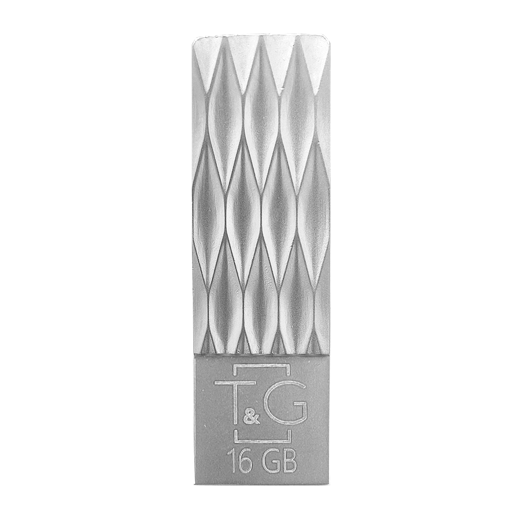 Флеш-накопичувач USB 16GB T&G 103 Metal Series Silver (TG103-16G)