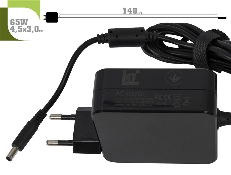 Блок живлення 1StCharger для ноутбука HP 19.5V 65W 3.33A 4.5х3.0мм Wall Mount (WM1ST19.5V65W4530H)