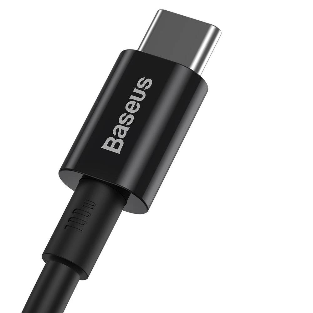 Кабель Baseus Superior Fast Charging USB Type-C - USB Type-C (M/M), 1 м, Black (CATYS-B01)