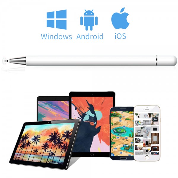 Стілус універсальний Goojodoq 2 в 1 Capacitive Drawing Point Ball Black (1005001792837306B)