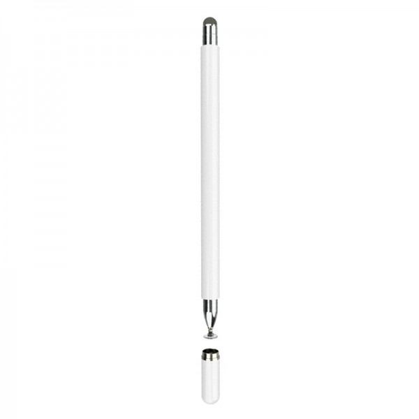 Стілус універсальний Goojodoq 2 в 1 Capacitive Drawing Point Ball White (1005001792837306W)