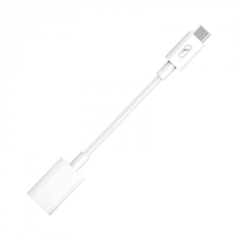 Перехідник SkyDolphin OT02 OTG USB Type-C - USB (M/F), White (SDADPT-00018)