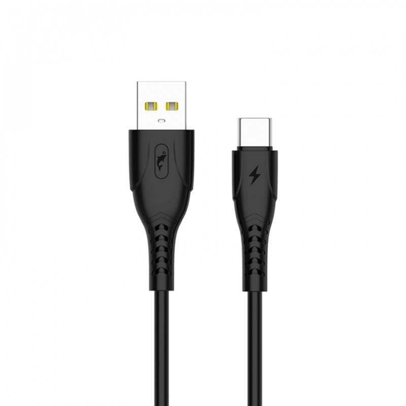 Кабель SkyDolphin S08T USB - USB Type-C (M/M), 1 м, Black (SDUSB-000563)