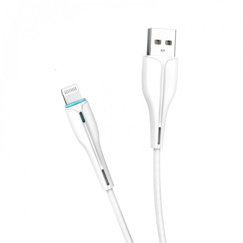 Кабель SkyDolphin S48L USB - Lightning (M/M), 1 м, White (USB-000423)