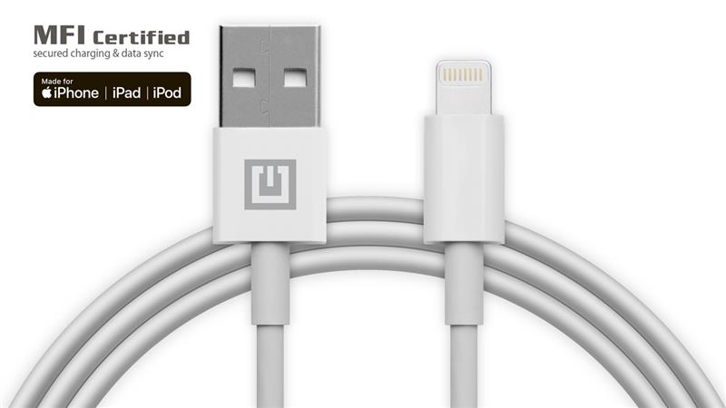 Кабель REAL-EL USB - Lightning (M/M), 1 м, White (EL123500055)