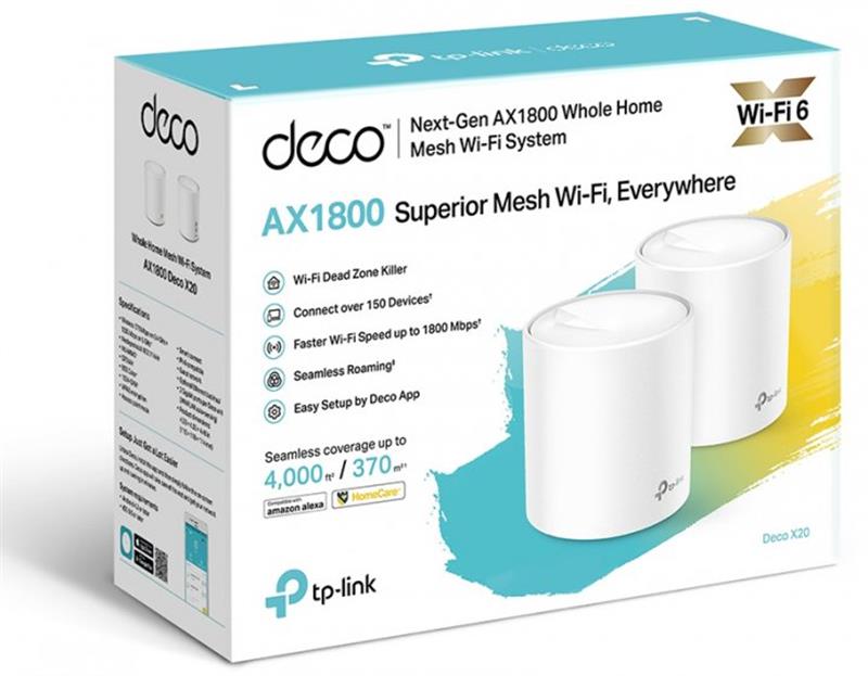 WiFi Mesh система TP-Link Deco X20(2-pack)