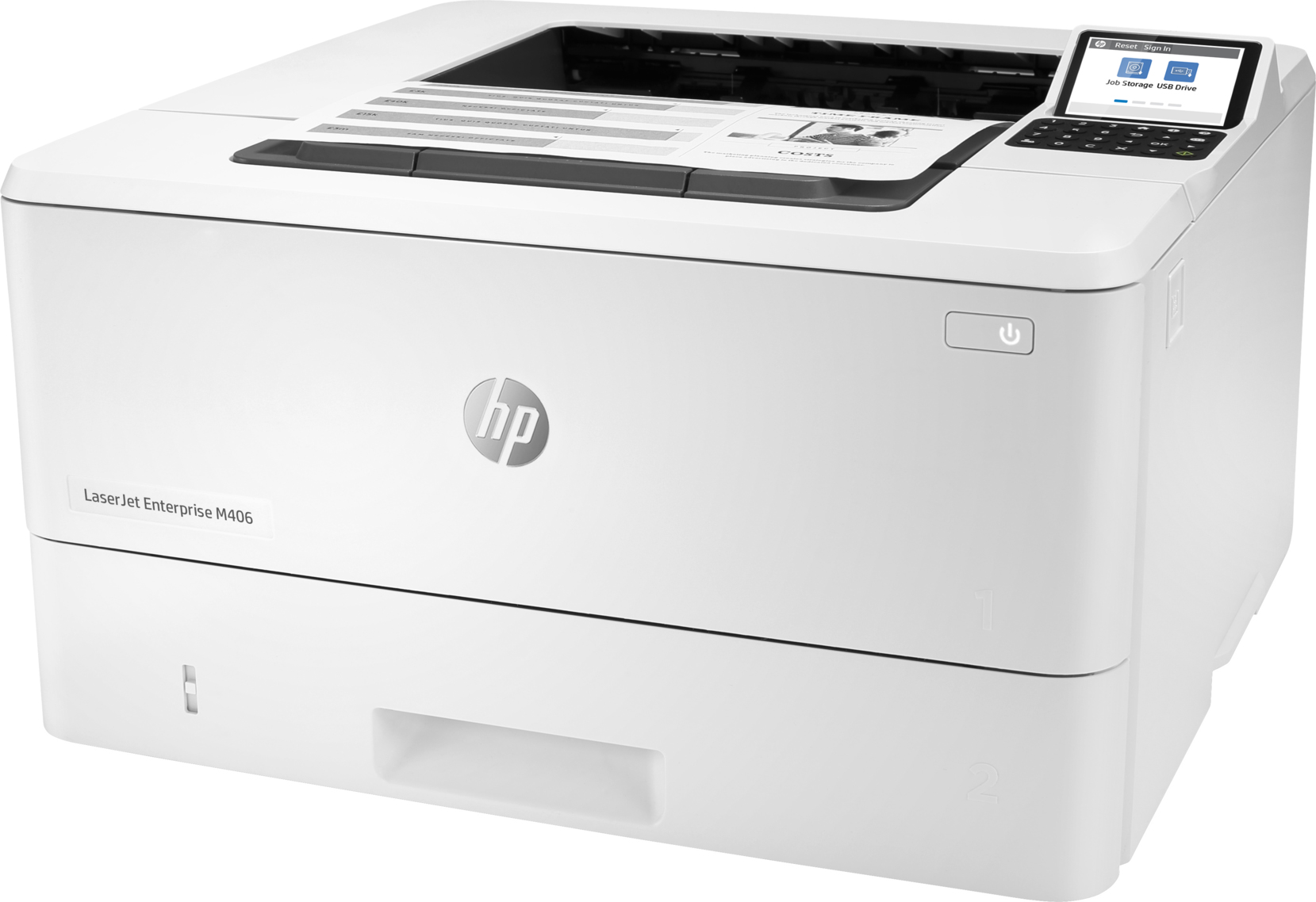 Принтер А4 HP LaserJet Enterprise M406dn (3PZ15A)