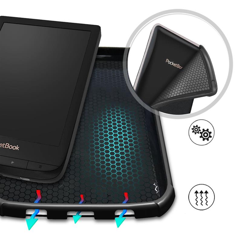 Чохол-книжка BeCover Smart Case для PocketBook 606/616/617/627/628/632 Touch HD 3/632 Plus/632 Aqua/633 Black (707152)