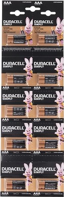 Батарейка Duracell Basic AAA/LR03 BL 2шт (відривна, 2*10)