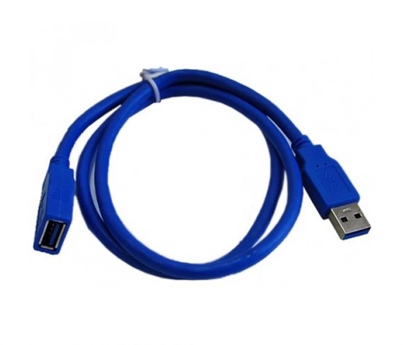 Кабель ATcom подовжувач USB 3.0 AM/AF 0.8 м Blue