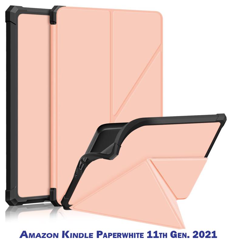 Чохол-книжка BeCover Ultra Slim Origami для Amazon Kindle Paperwhite 11th Gen. 2021 Rose Gold (707223)