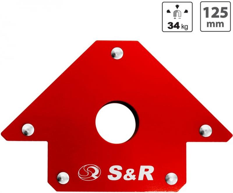 Магнітний кутник для зварки S&R до 34 кг 290102125