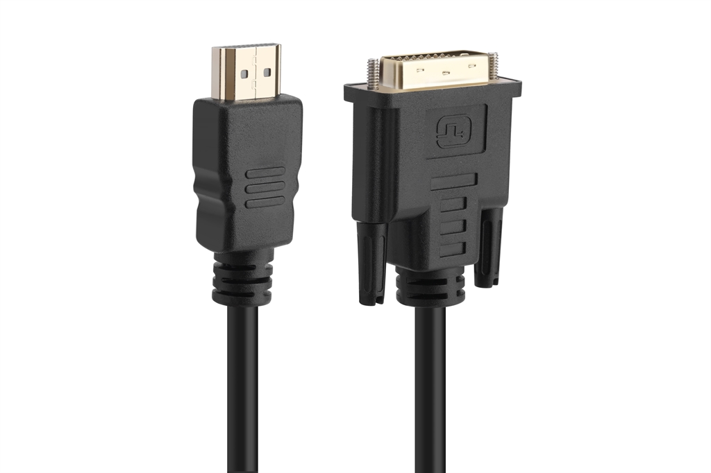 Кабель ProLogix (PR-HDMI-DVI-P-01-30-3m) Premium HDMI-DVI M/M Single Link, 18+1, V1.3, 3м