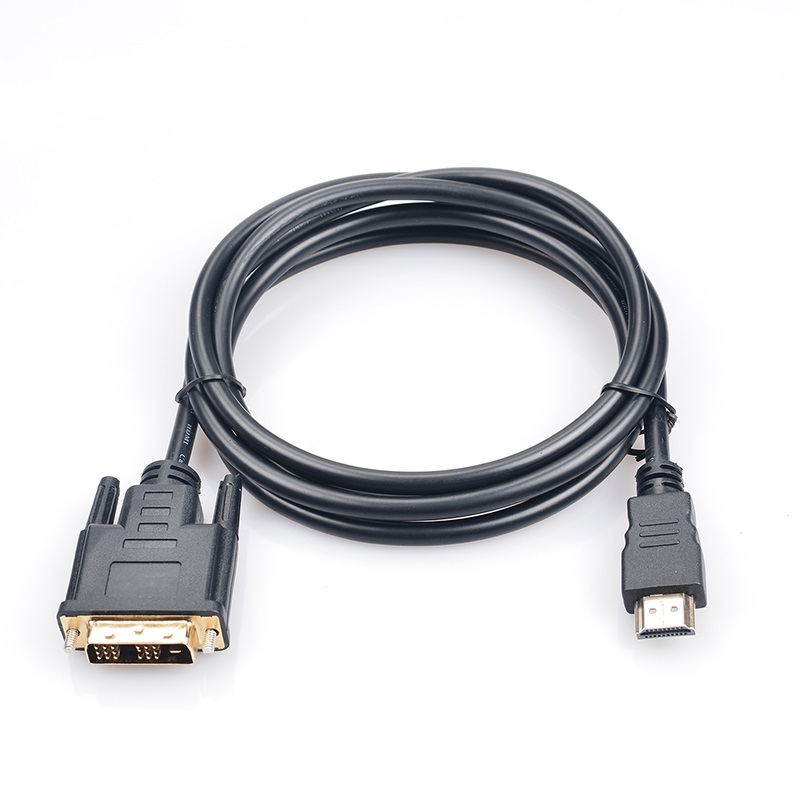 Кабель Prologix Premium HDMI - DVI V 1.3 (M/M), Single Link, 18+1, 0.5 м, Black (PR-HDMI-DVI-P-01-30-05m)