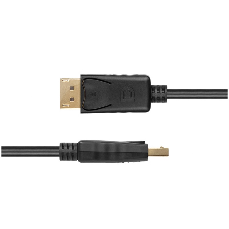 Кабель Prologix DisplayPort - DisplayPort V 1.2 (M/M), 1 м, Black (PR-DP-DP-P-03-30-1m)