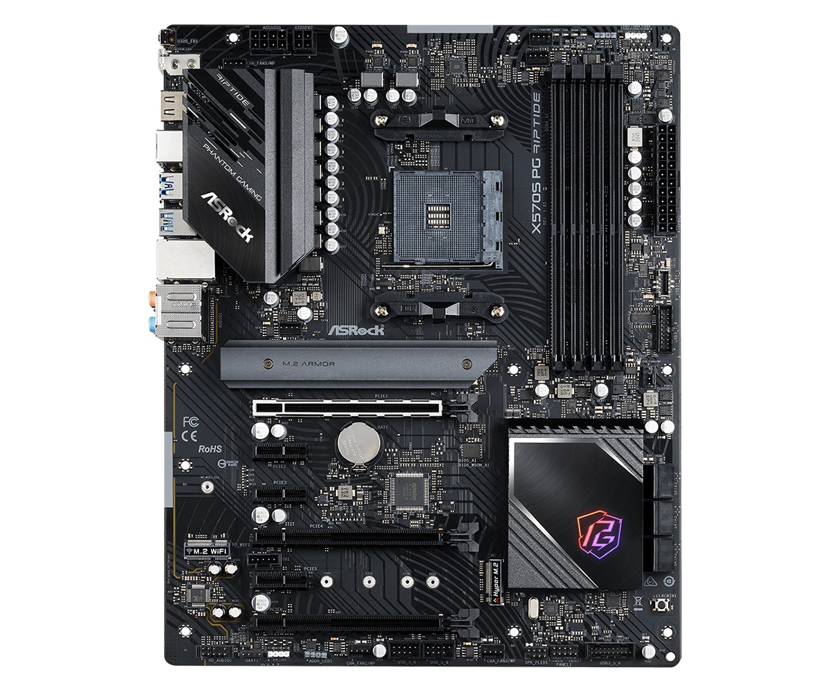 Материнська плата ASRock X570S PG Riptide Socket AM4