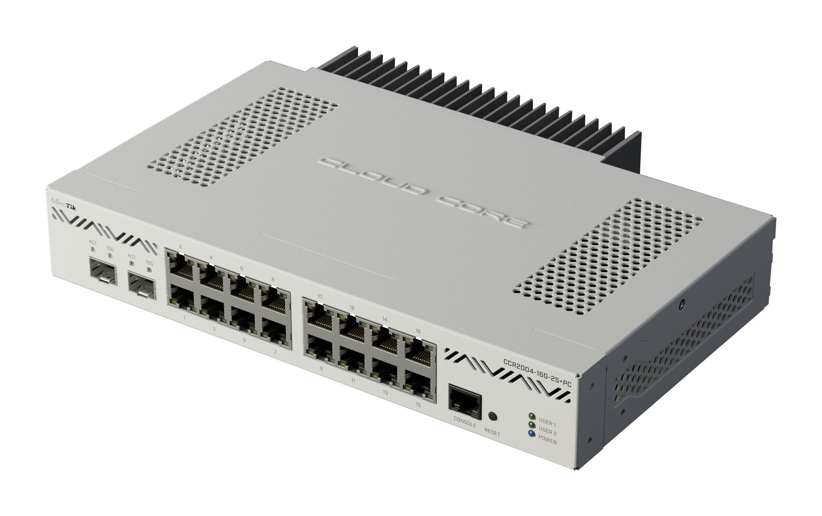 Маршрутизатор MikroTik CCR2004-16G-2S+PC