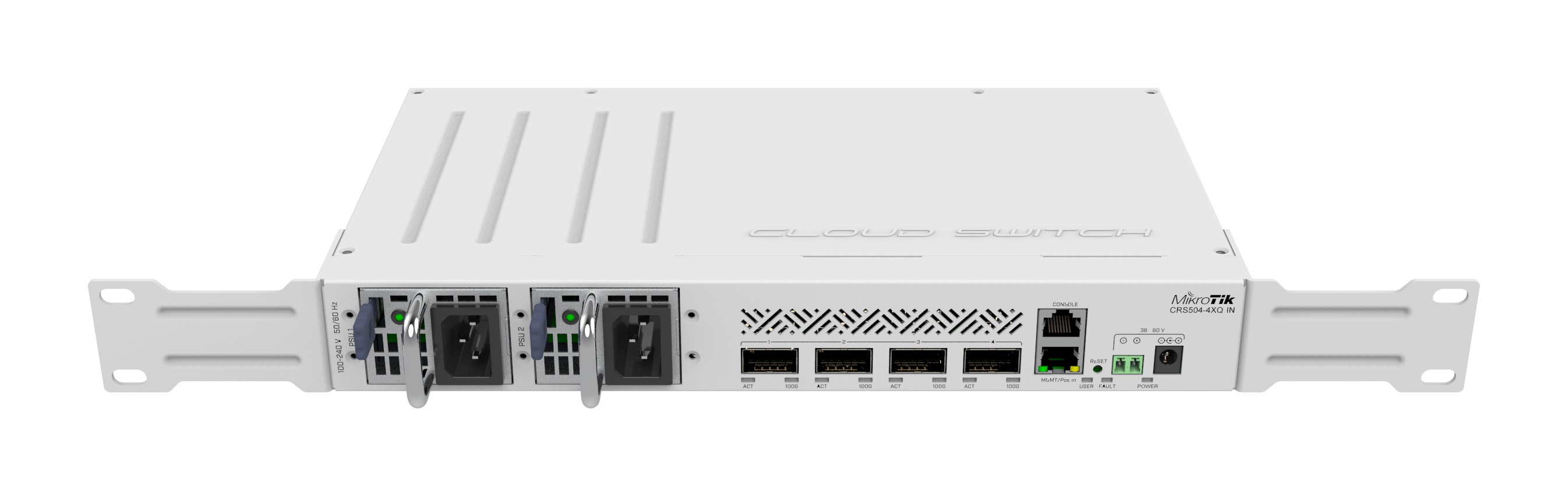 Комутатор MikroTik CRS504-4XQ-IN