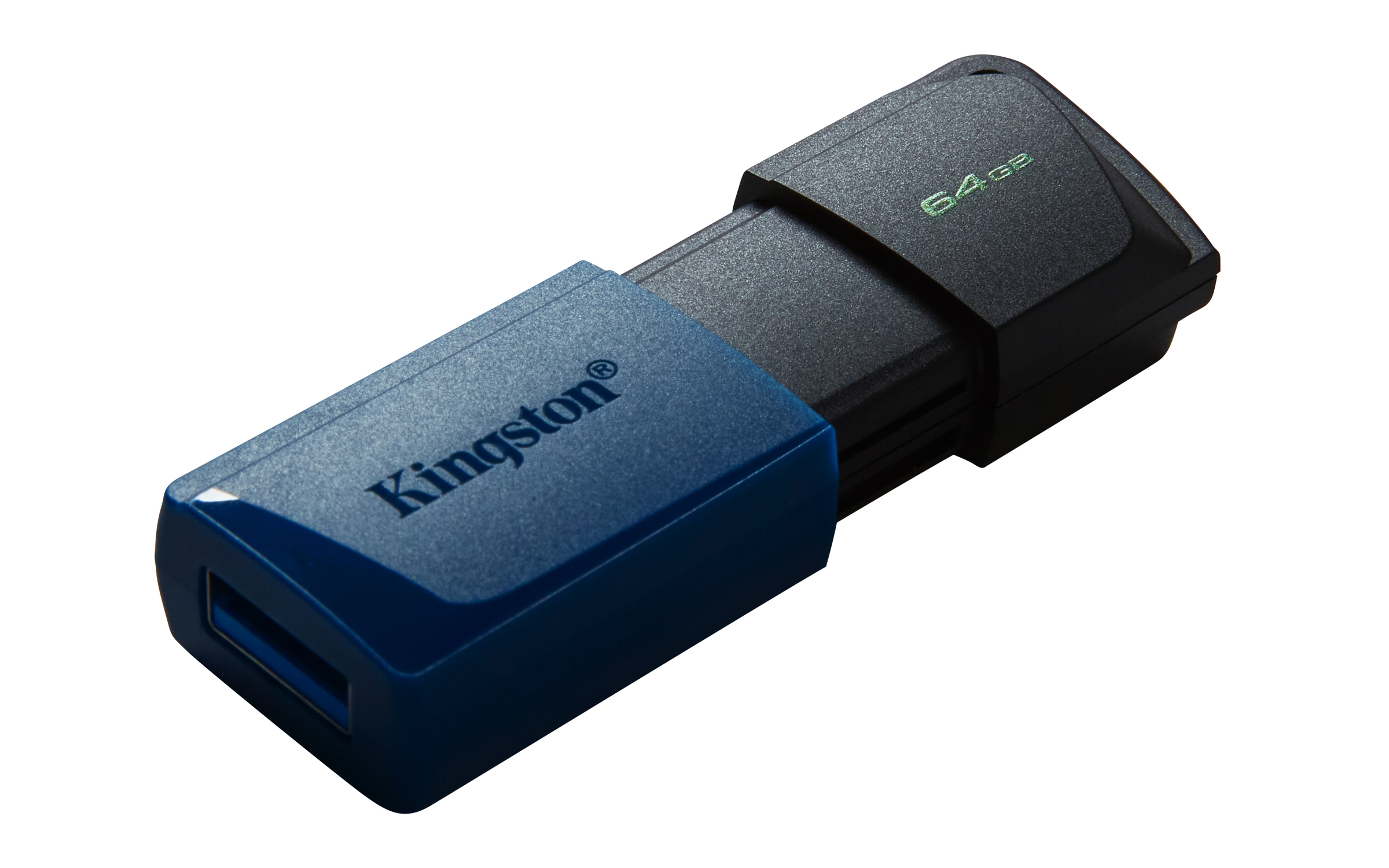 Флеш-накопичувач USB3.2 64GB Kingston DataTraveler Exodia M Black/Blue (DTXM/64GB)