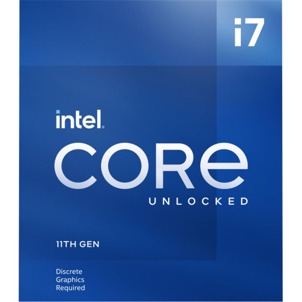 Процесор Intel Core i7 11700KF 3.6GHz (16MB, Rocket Lake, 95W, S1200) Box (BX8070811700KF)