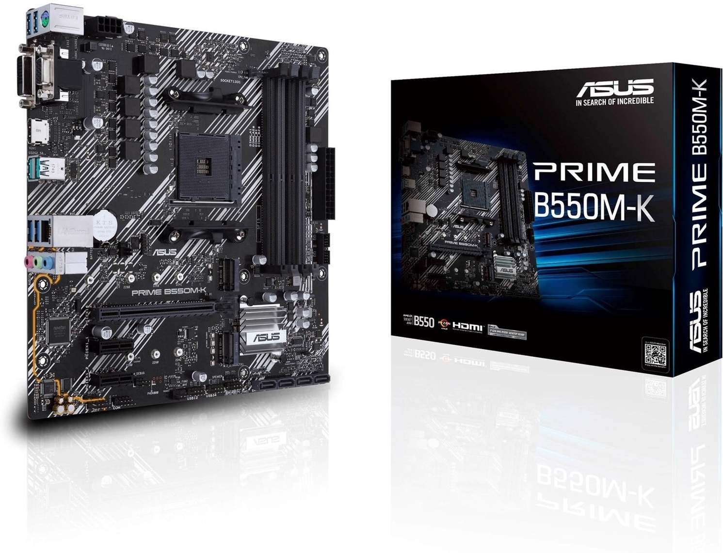 Материнська плата Asus Prime B550M-K Socket AM4